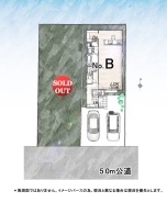 参考間取りプラン入り区画図