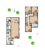 B号地　参考間取りプラン入り