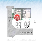 参考間取りプラン入り全体区画図