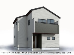 １号棟　外観イメージパース　