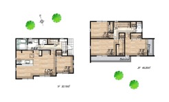 1号地　参考間取りプラン