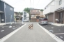 開発道路　西方向