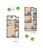 １号地　参考間取りプラン
建物延床面積／26.58坪
建物価格／1,400万円（税込）
