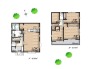 ２号地　参考間取りプラン
建物延床面積／26.95坪
建物価格／1,600万円（税込）