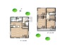 参考間取りプラン
建物延床面積／26.46坪
建物価格／1,400万円（税込）