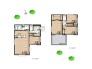 ５号地　参考間取りプラン
建物延床面積／27.44坪
建物価格／1,600万円（税込）
