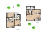 ６号地　参考間取りプラン
建物延床面積／27.01坪
建物価格／1,600万円（税込）