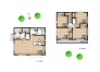 ８号地　参考間取りプラン
建物延床面積／27.44坪
建物価格／1,600万円（税込）