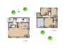 １１号地　参考間取りプラン
建物延床面積／27.44坪
建物価格／1,600万円（税込）