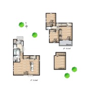 1号地 参考間取りプラン
建物延床面積/28.05坪
建物価格/1,800万円(税込)